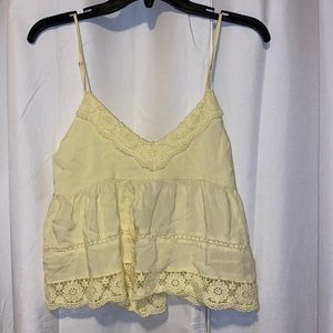 AE yellow spaghetti strap